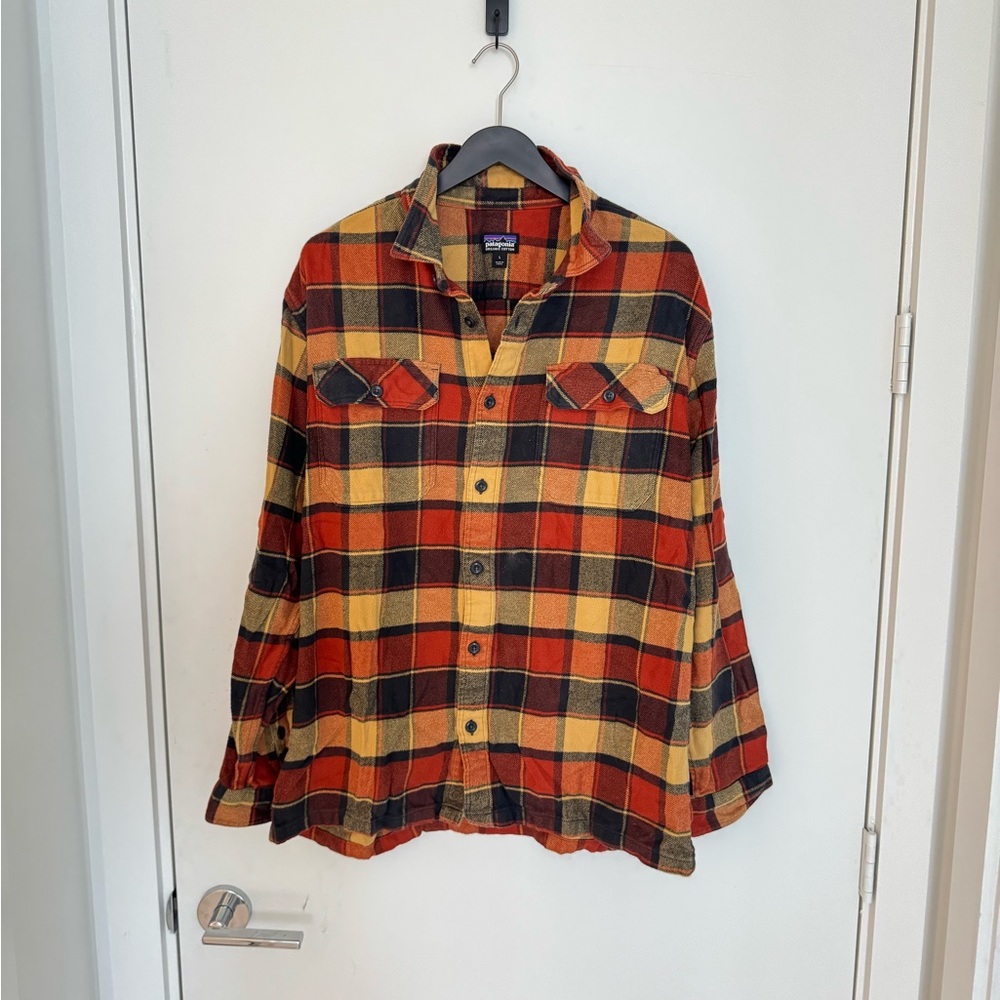 Men’s Patagonia Organic Cotton Midweight Flannel Large